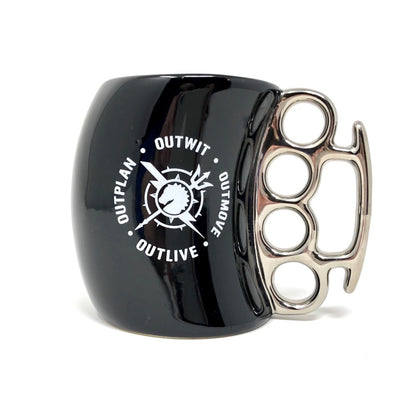 brass knuckle coffee cup KNOCKOUT MUG