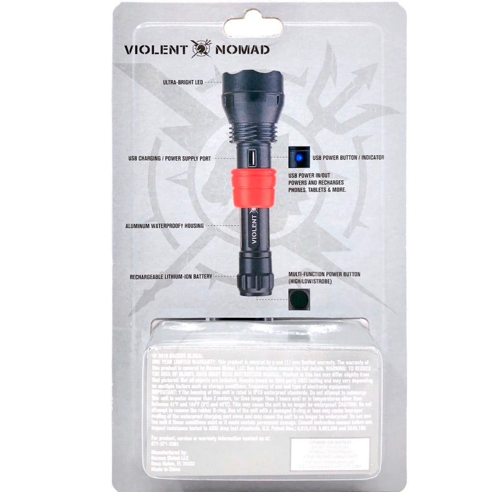 craftsman 500-lumen led rechargeable flashlight warranty THE ILLUMINATOR